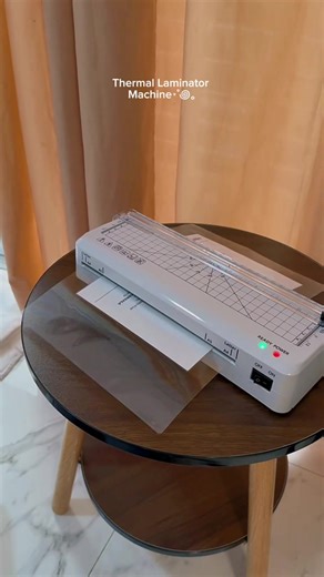 One-touch laminating! Super easy even for beginners ✌️ #OfficeTools #LaminatingMachine #OfficeEssentials #HomeOfficeSetup #DocumentOrganization