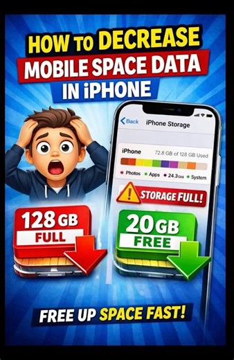 iPhone Storage Increase Without Deleting Anything! ⚡