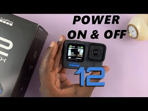 GoPro HERO 12: How To Turn ON / OFF