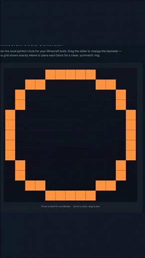 How to make a CIRCLE in Minecraft! #minecraft