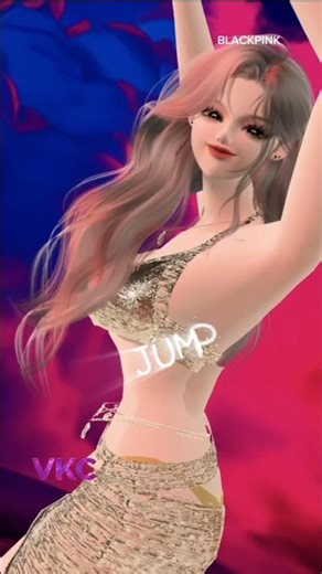 [MMD] BLACKPINK - JUMP Dance Cover / OC Edit) #BLACKPINK #Shorts #3DAnimation #DanceCover #VKC #VKPC