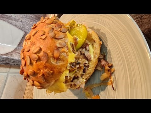 Haxen Burger aus Eisbein Haxe aus Haxe Burger Top Reste Verwertung