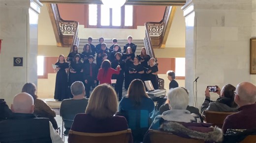 1.4K views · 48 reactions | Yesterday our Chamber Choir filled the Mercer County Courthouse with the sounds of Christmas!  | Grove City Christian Academy | Facebook