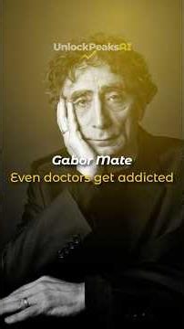 Even doctors get trapped. Dopamine spares no one, not even the brightest minds. 🧠 #GaborMaté