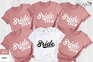 Bride Crew Shirt, Wedding Party Shirts, Bachelorette Shirts, Bride Team Shirt, Bride Shirt, Bride Squad Shirts, Bachelor Party Shirt - Etsy
