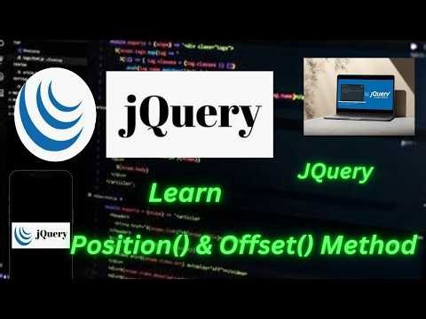JQuery Position & Offset Methods Tutorial