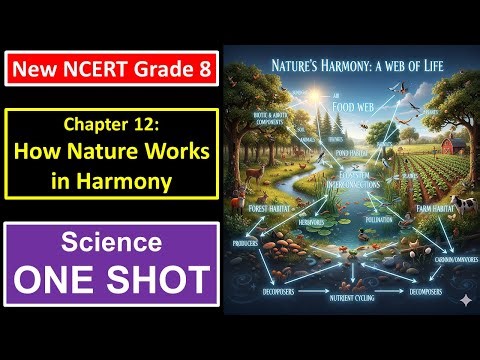 How Nature Works in Harmony | ONE SHOT | Ch12 Class 8 Science | NCERT SIMPLIFIED