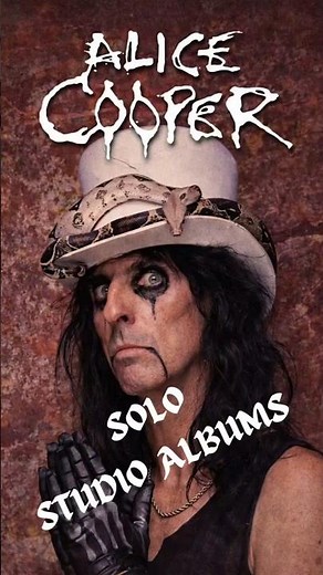 #83 Alice Cooper Solo Studio Albums Full Discography Breakdown Shock Rock Legend