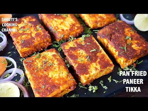 paneer tawa fry recipe | paneer starter recipe | paneer fry | pan fried paneer tikka | paneer snacks