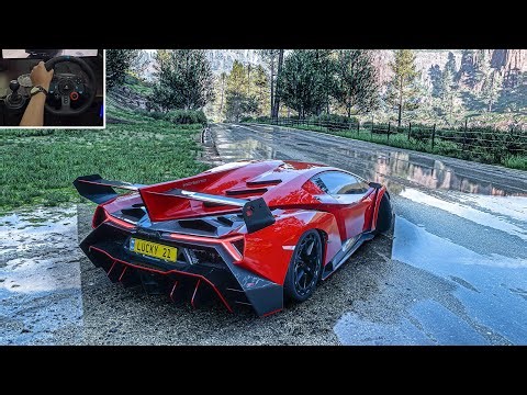 Lamborghini Veneno - Forza Horizon 5 | Logitech G29 Steering Wheel Gameplay