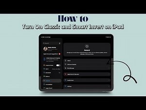 How to Turn On Classic and Smart Invert on iPad