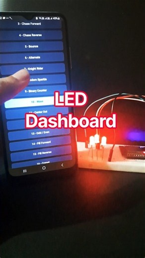 Mind-Blowing 🤯 ESP32 Web Server Controls LED Lights! #smartphone