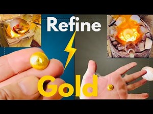 🔶 Refining Gold Process | Step-by-Step Pure 24K Gold Extraction 🔶