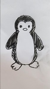 Penguin Drawing for Beginners #drawing #penguin