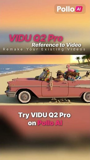 Vidu Q2 pro is now live on Pollo AI. 🚀