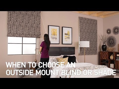 When To Choose an Outside Mount Blind or Shade | Blinds.com