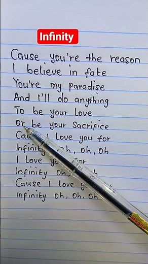 infinity song lyrics by Jaymes Young #infinity #jaymesyoung #foryou