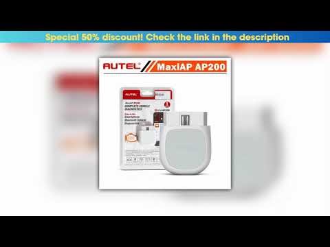 Hands-on Autel MaxiAP AP200 Bluetooth Full Systems Diagnostic Tool with AutoVIN Service for Family•