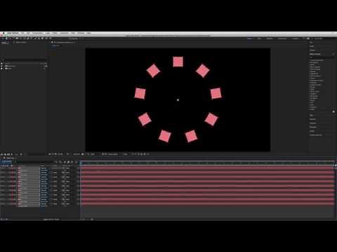 Easy Radial Array of layers in After Effects | Creative Cabin's One Minute Monday