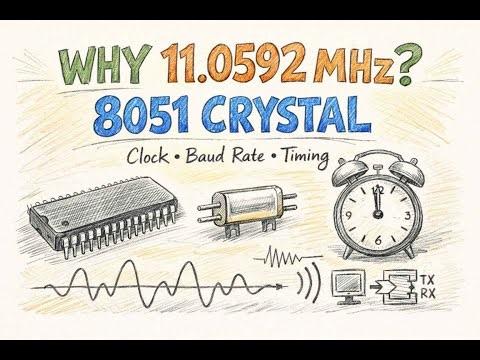 8051 Crystal Frequency | 11.0592 MHz Explained”