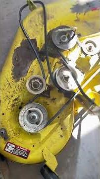 It's TIME to Change Your John Deere D140 Deck Belt! (WATCH)