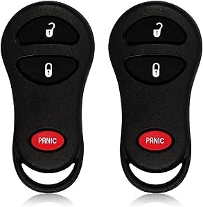 Amazon.com: 2 Keylessbest Replacement for 1999 2000 2001 2002 2003 2004 Dodge Dakota Durango Ram 1500 2500 3500 Jeep Grand Cherokee Key Fob Remote Control GQ43VT9T 3 Buttons 315MHz : Automotive