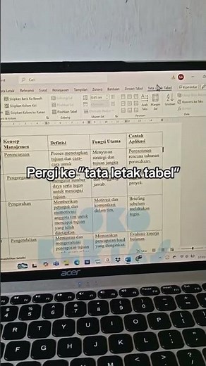 Cara Gampang Merapikan Tabel di Microsoft Word
