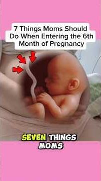 6 Months Pregnant? Here’s What Every Mom Should Do! #momlife #baby #newborn #shorts
