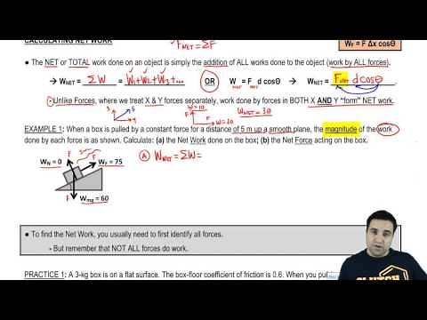 Calculating Net Work