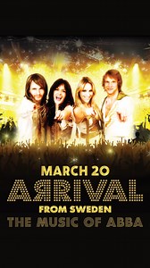 4.9K views · 33 reactions | Gimme! Gimme! Gimme! a night of ABBA magic! ✨Arrival from Sweden: The Music of ABBA is dancing its way to Tuacahn on March 20th! Grab your tickets now and get ready to say Thank You for the Music!  | Tuacahn Center for the Arts | Facebook
