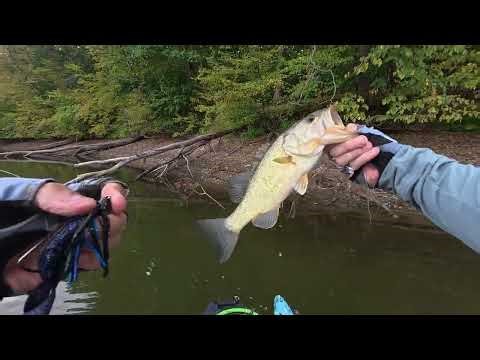 Pre-fishing for my first kayak fishing tournament