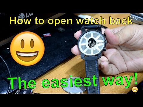 How to open watch back cover #Howto