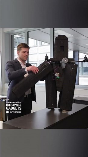 This shape shifting drone uses the wind for flight