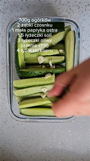 Ogórki małosolne w 6h