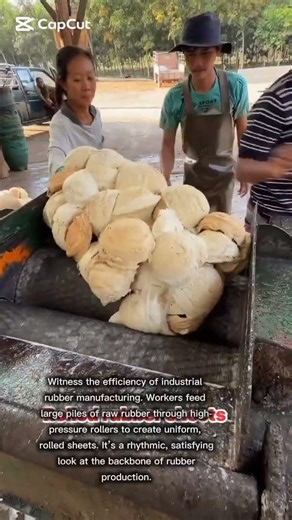 Processing Raw Rubber Sheets Fast