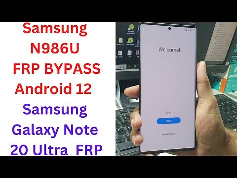 Samsung N986U FRP Bypass Android 12 || Samsung Galaxy Note 20 Ultra 5G Frp Bypass || n986 frp bypass
