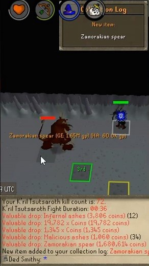 I'm FINALLY getting some luck at GWD! #osrs #gaming #runescape