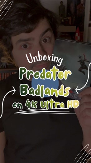 📀✨ UNBOXING STEELBOOK 4K Hoy toca acción salvaje con Predator: Badlands, la nueva entrega de la mítica saga Predator, que llega en una edición Steelbook 4K Ultra HD. Ciencia ficción, supervivencia y espectáculoen una entrega de lo más entretenida. 💿🔥 Si eres fan del cine de acción y del sci-fi más visceral, esta edición es un imprescindible en la estantería. ¿Coleccionáis ediciones steelbook? 👀 #PredatorBadlands #Predator #Steelbook