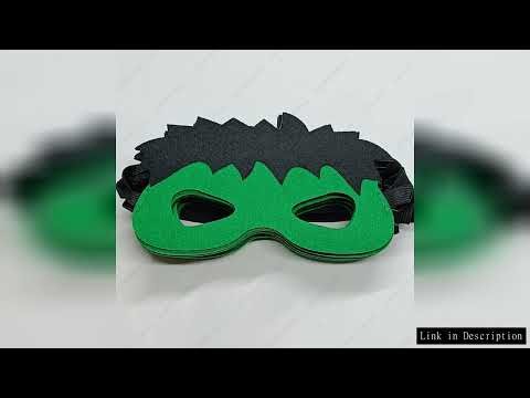1/5/10PCS Disney Marvel The Hulk Halloween Masks for Kids Superhero Cosplay Costume Mask Children Ch