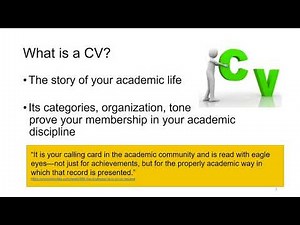 Your Graduate School CV