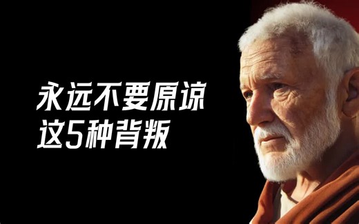 【中英 文稿】永远不要原谅这5种背叛 | 学会分辨不可容忍的行为