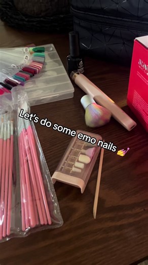 I love doing my own nails and it only took like 2 1/2 hours lol #nails #diynailsathome #diynails #nailsathomecheck #gelxnails #scenegirl #rawring20s #rawrxd #sceenqueen #scemo #emo #scene #emoscene #alt #aesthetic #tattoo #2010emo #2010semokid #emoscenegirl #emoadult #emogirl #edgy #emostyle🖤 #alternative #alternativegirl #emostyle #emotiktok #alttiktok #emotiktoker #alttiktoker #elderemo #grunge #altgirl #gamergirl #fyp