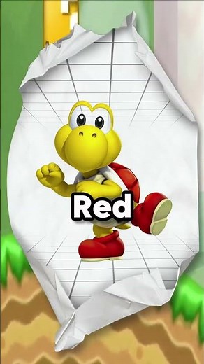 Why do Koopa Troopas all have different coloured shells?