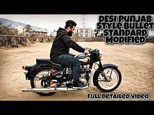 Punjab Style Desi Bullet Standard Modified| Best modified Bullet| Full Details| Desi Style Bullet