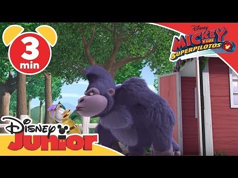 Mickey y los Superpilotos: El Gorila | Disney Junior Oficial