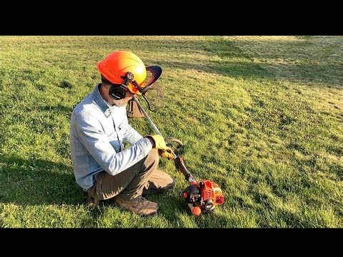 Starting my Echo Trimmer Brushcutter SRM-225