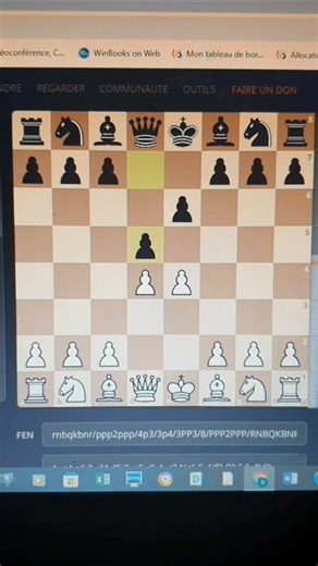 Piège mortel dans la Française #echecs #defensefrancaise #piege #tactique