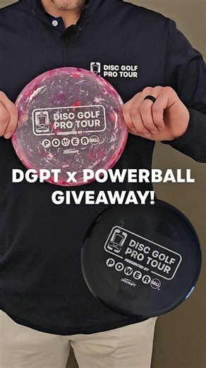 Disc Golf Pro Tour on Instagram: "We're giving away a DGPT x Powerball disc!!! This disc will be from the first-ever batch of DGPT x @powerball_official merch Here's how to enter: 1. Like this post 2. Follow @discgolfprotour and @powerball_official 3. Tag a friend in the comments (unlimited entries—tag away!)"