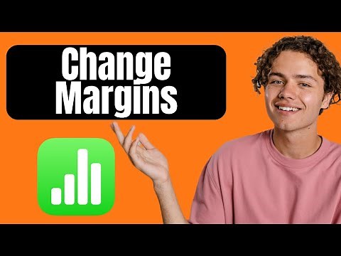 How to Change Margins in Apple Numbers Spreadsheet