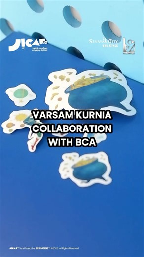Jakarta Illustration & Creative Arts Fair on Instagram: "Curious about the story behind @varsamkurnia and @goodlifebca collaboration? Check out the story in this video! If you want to own this exclusive pieces, visit the BCA booth at JICAF 2025 and get it by registering your SID number, Poket Valas, or signing up for credit card account. Purchase your JICAF 2025 passes now via linktr.ee/jicaf, or get them through @loketcom. Jakarta Illustration & Creative Arts Fair 2025 🗓Sept 18: Invitation onl